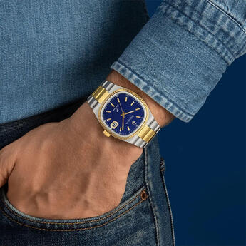Super Seville Collection Quartz Watch - Two Tone Stainless/Blue — thumbnail 2