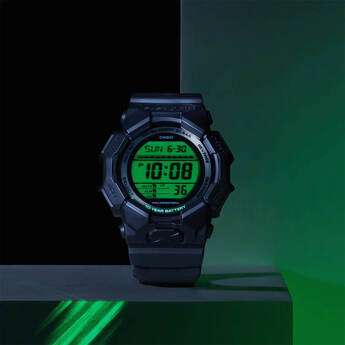 GD-010 Series G-Shock Mens Digital Watch - Black/Green — thumbnail 3