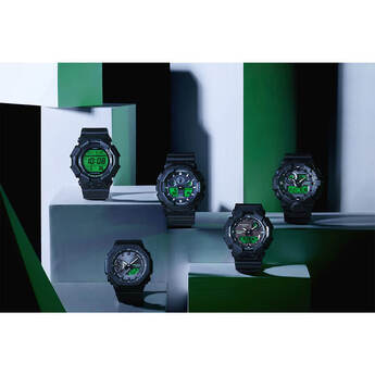 GD-010 Series G-Shock Mens Digital Watch - Black/Green — thumbnail 4
