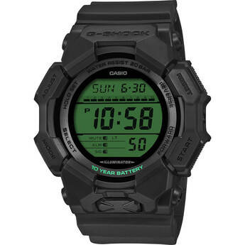 GD-010 Series G-Shock Mens Digital Watch - Black/Green — thumbnail 5