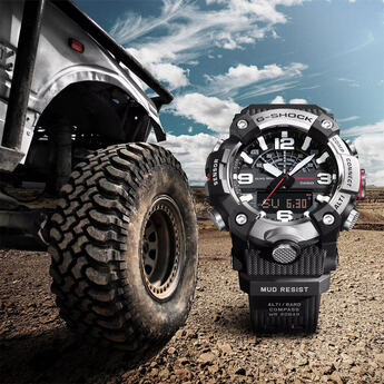 G-Shock Master of G Mudmaster Sports Quartz Watch - Black/Gray — thumbnail 2