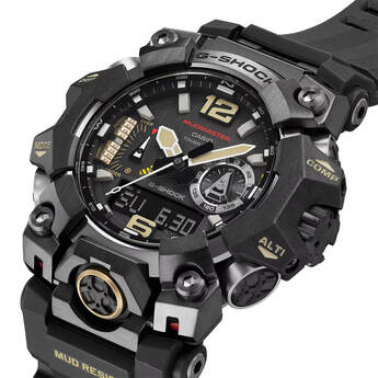 Mens G-Shock Mudmaster Solar Bluetooth Analog-Digital Watch - Black — thumbnail 11