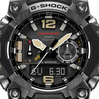 Mens G-Shock Mudmaster Solar Bluetooth Analog-Digital Watch - Black — thumbnail 4