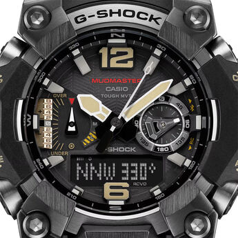 Mens G-Shock Mudmaster Solar Bluetooth Analog-Digital Watch - Black — thumbnail 5