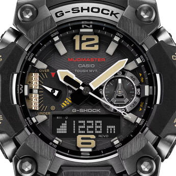 Mens G-Shock Mudmaster Solar Bluetooth Analog-Digital Watch - Black — thumbnail 6