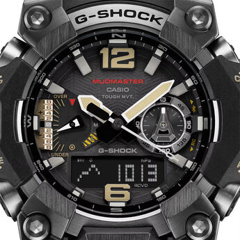 Mens G-Shock Mudmaster Solar Bluetooth Analog-Digital Watch - Black — thumbnail 7