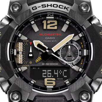 Mens G-Shock Mudmaster Solar Bluetooth Analog-Digital Watch - Black — thumbnail 8