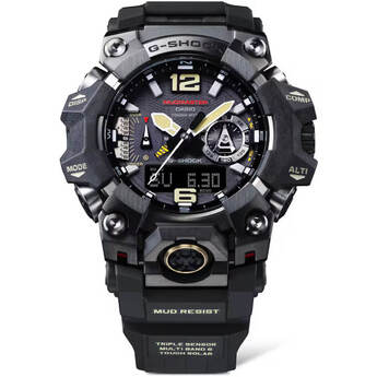 Mens G-Shock Mudmaster Solar Bluetooth Analog-Digital Watch - Black — thumbnail 9