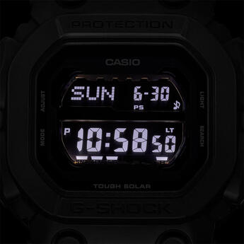 Mens G-Shock Solar Analog-Digital Watch - Black — thumbnail 3