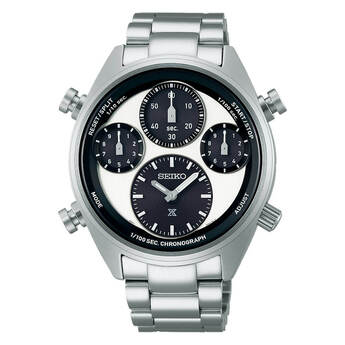 Seiko Mens Prospex Speedtimer Solar Chronograph Watch - Stainless Steel