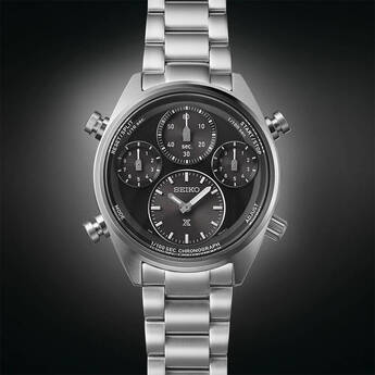 Seiko Mens Prospex Speedtimer Solar Chronograph Watch - Stainless Steel/Black — thumbnail 4