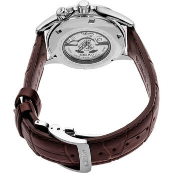 Seiko Prospex Alpinist Watch - Green/Brown Leather Band — thumbnail 3