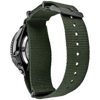 Seiko 5 Sports Green Nylon Strap Watch — thumbnail 2