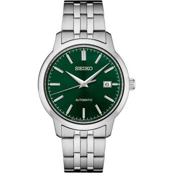 Seiko Essentials Collection Automatic Watch - Stainless/Green