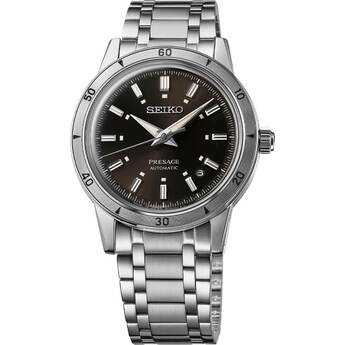 Seiko Presage Style60s Collection Automatic Watch - Stainless/Brown