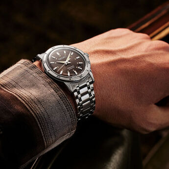 Seiko Presage Style60s Collection Automatic Watch - Stainless/Brown — thumbnail 5