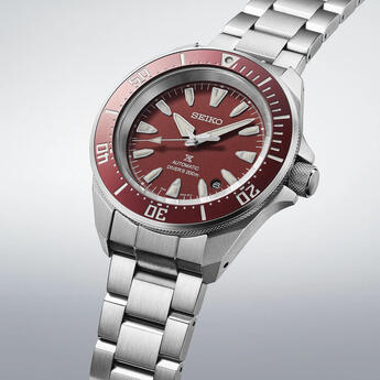 Seiko Prospex Collection Automatic Diver Watch - Stainless/Red — thumbnail 4