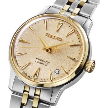 Seiko Presage Cocktail Time Automatic Watch - Two Tone Stainless/Gold — thumbnail 3