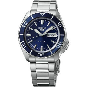 Seiko 5 Sports Automatic Watch - Stainless/Blue