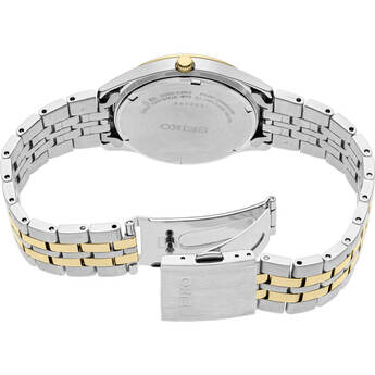 Seiko Essentials Collection Quartz Watch - Two Tone Stainless/Gray — thumbnail 3
