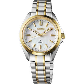 Seiko Prospex Sea Series Quartz Watch - Two Tone Stainless/Mother of Pearl