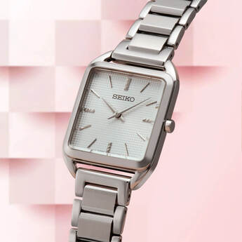 Seiko Essentials Collection Quartz Watch - Stainless/Silver — thumbnail 2