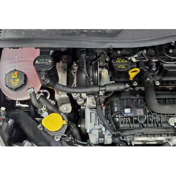 J&L 16-19 Ford Escape 1.5L EcoBoost Passenger Side Oil Separator 3.0 - Black Anodized