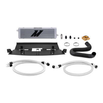 2018+ Ford Mustang GT Thermostatic Oil Cooler Kit - Silver