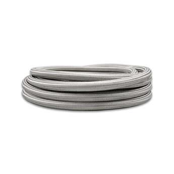 SS Braided Flex Hose with PTFE Liner -6 AN 0.32in ID (20 foot roll)