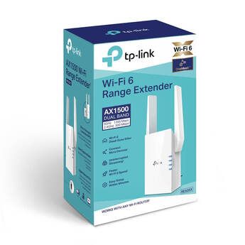 TP-Link AX1500 Wi-Fi 6 Range Extender - White — thumbnail 4