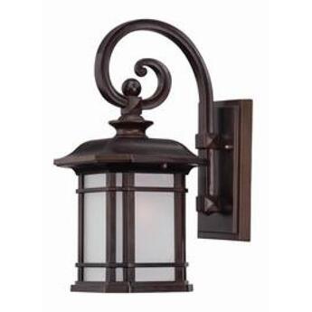 Somerset Collection Wall-Mount 1-Light Outdoor Architectural Bronze Light Fixtur