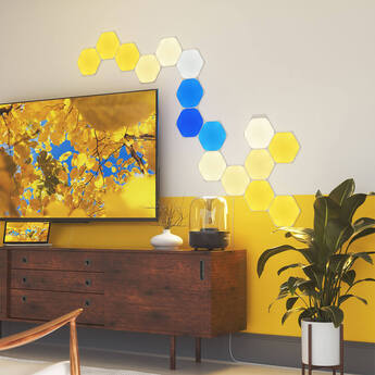 nanoleaf Hexagon Light Panels - Smarter Kit - 7 Panels — thumbnail 3