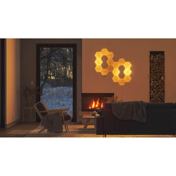 nanoleaf Elements Wood Look Smarter Kit (7 panels) — thumbnail 7