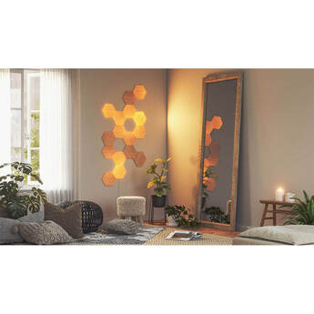 nanoleaf Elements Wood Look Smarter Kit (7 panels) — thumbnail 8