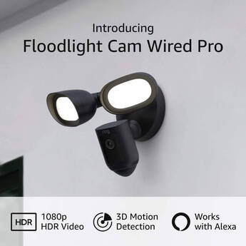 ring Floodlight Cam Wired Pro - White — thumbnail 4