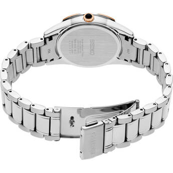 Seiko Diamond Quartz - White/Rose Gold/Stainless Steel - 33.2mm — thumbnail 3