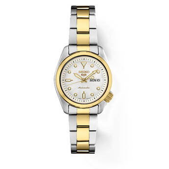 Seiko 5 Womens Sports Collection Watch - Stainless Steel/Gold