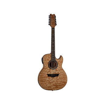 Dean EXQA12 GN Exhibition Quilt Ash 12 String with Aphex GN : :  Home