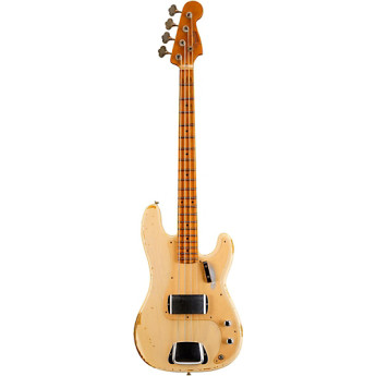 Fender 1957 Precision Bass Heavy Relic Electric Bass Guitar Vintage Blonde
