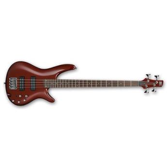 Ibanez SR Standard Series SR300E 4-String Electric Bass Guitar, 24 Frets, Bolt-On SR4 5-Piece Maple/Rosewood Neck, Rosewood Fretboard, Passive Pickup, Root Beer Mettalic