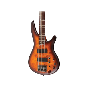 Ibanez SR505PB 5-String Electric Bass Guitar Flat Brown Burst