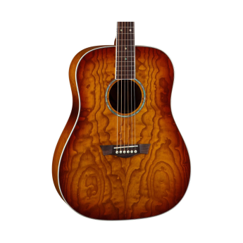 Dean AXS Dread Quilt Acoustic Guitar Tobacco Sunburst