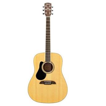 Alvarez Regent 26 Series Left-Handed Dreadnought Acoustic Guitar with 15mm Duo-Foam Deluxe Gig Bag, Natural