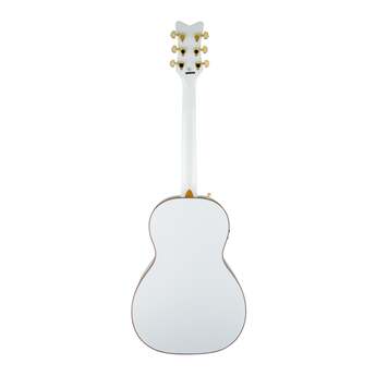 Gretsch G5021E Rancher Penguin Parlor Acoustic 6-String Guitar (White) — thumbnail 2