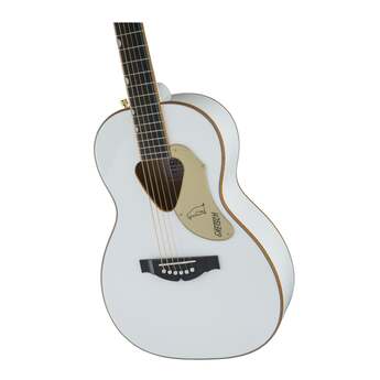 Gretsch G5021E Rancher Penguin Parlor Acoustic 6-String Guitar (White) — thumbnail 5