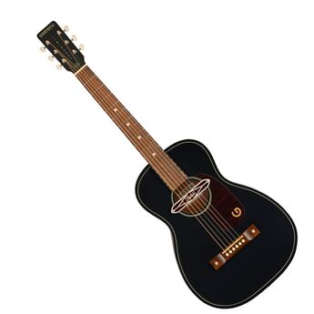 Gretsch Deltoluxe Parlor Acoustic Guitar - Black Top — thumbnail 3