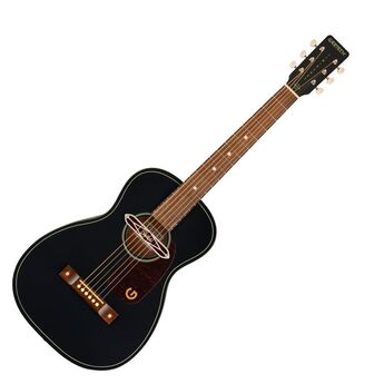 Gretsch Deltoluxe Parlor Acoustic Guitar - Black Top — thumbnail 4