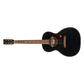 Gretsch Deltoluxe Concert Acoustic Guitar - Black Top — thumbnail 6