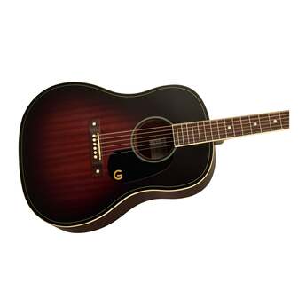 Gretsch Jim Dandy Dreadnought Guitar Walnut Fingerboard (Deep Cherry Burst) — thumbnail 4