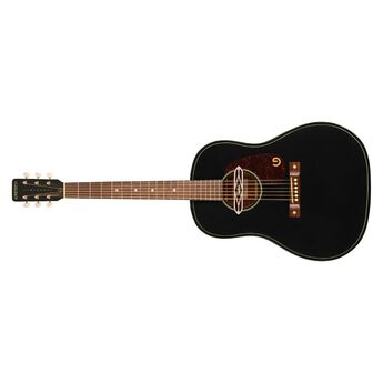 Gretsch Deltoluxe Dreadnought Acoustic Guitar - Black Top — thumbnail 6